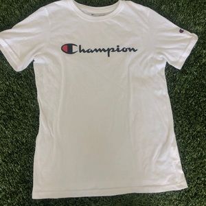 Champion White Tee